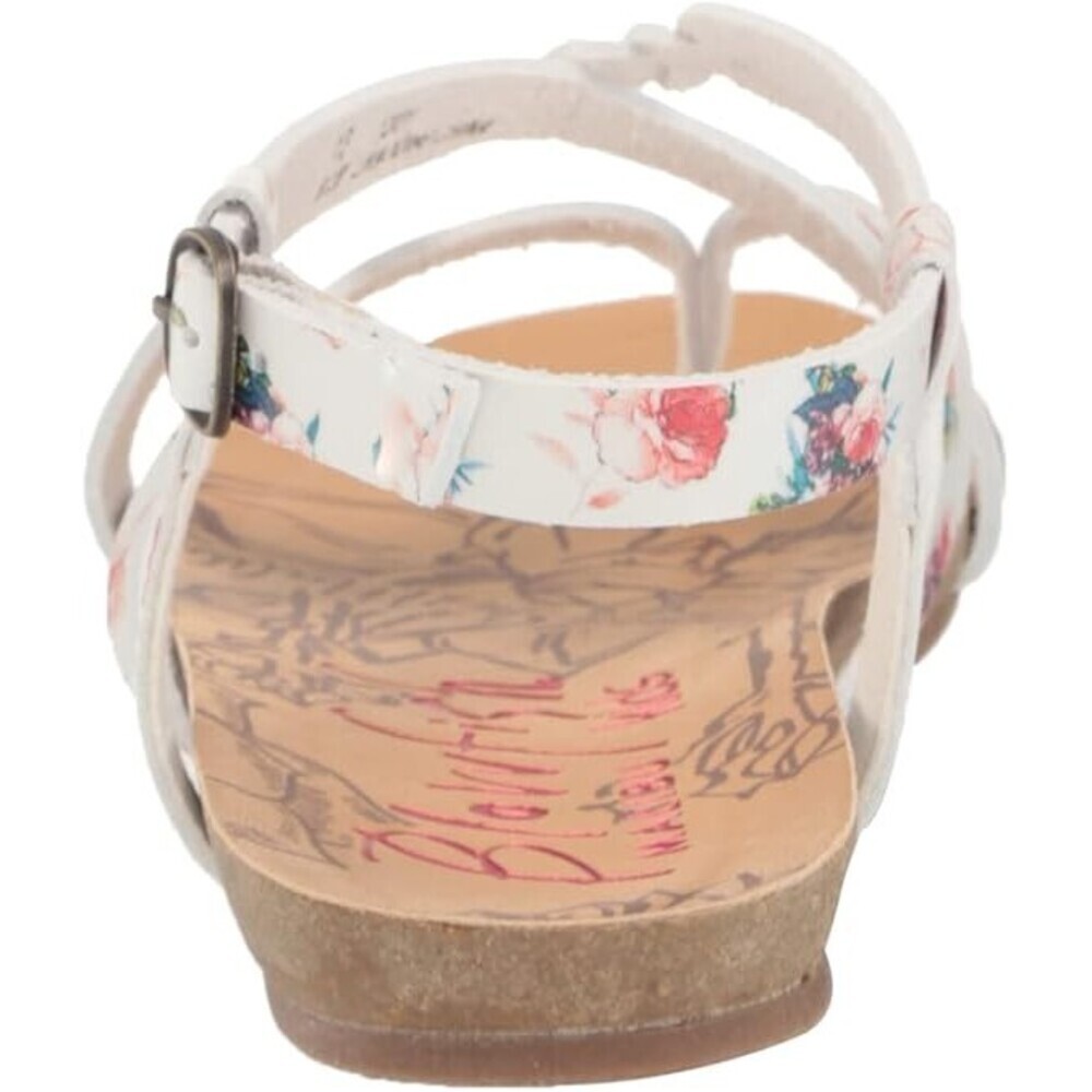 Blowfish Malibu Granola-B-T Sandal Kids 8 White Floral Adjustable Buckle RHS4267 - Picture 5 of 14